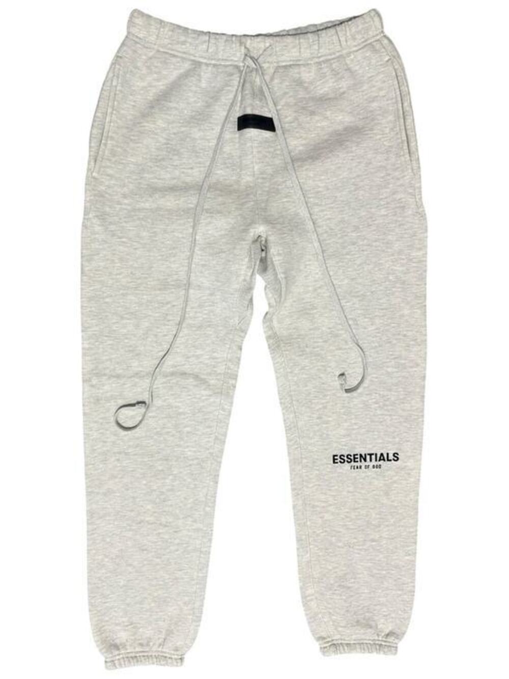 Essentials Fear of God Women’s Uni-Sex XS Heather Light Grey Joggers Sweatpants